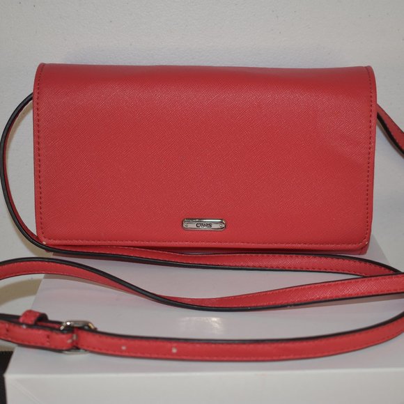 Chaps Women's Red Crossbody Purse/Wallet - Picture 1 of 10